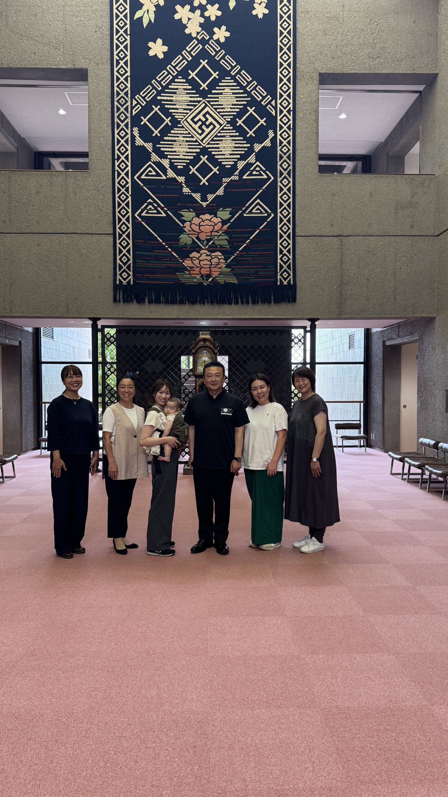 谷川市長と花いかだトークで対談しました